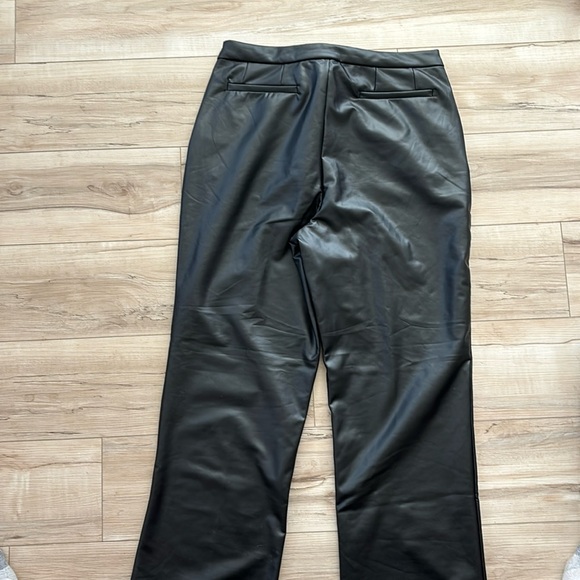 Pleather Straight Leg Pants - Picture 2 of 2